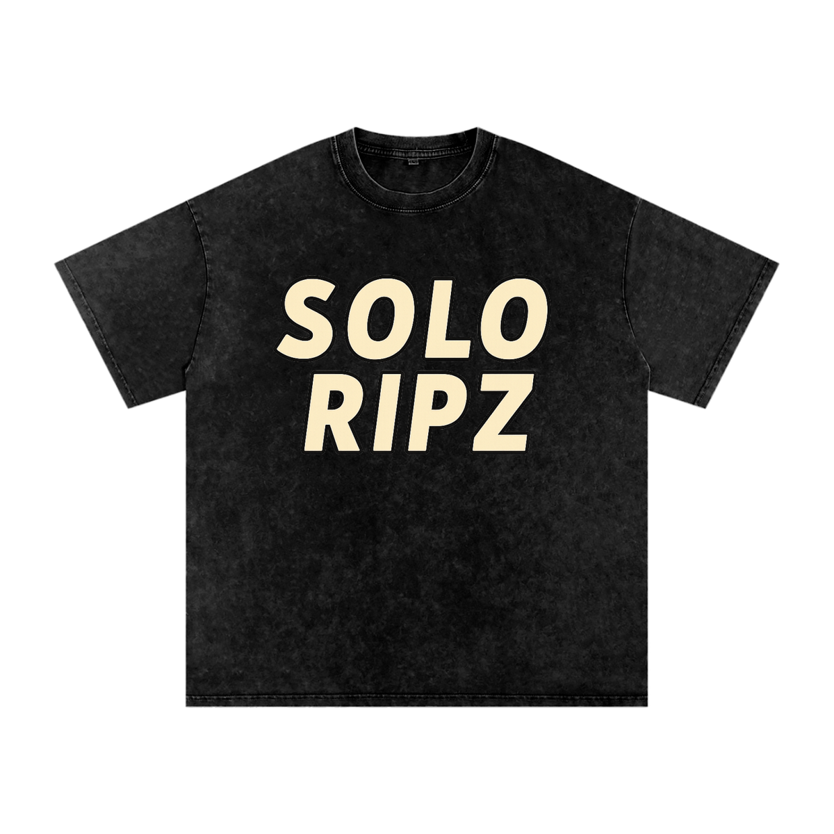 Solo Ripz | Snow Washed Oversized Cotton T-Shirt